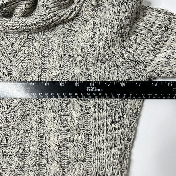 RD Style Women's L/S Harriette Cowl Neck Sweater Small Off-White Black - Picture 6 of 8